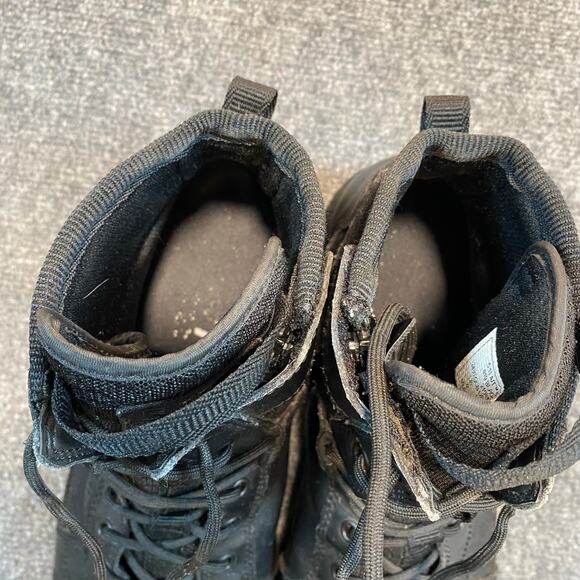 5.11 Tactical Mens 12 All Terrain Black Work Boots 6 Inch Side Zipper Military main image 4
